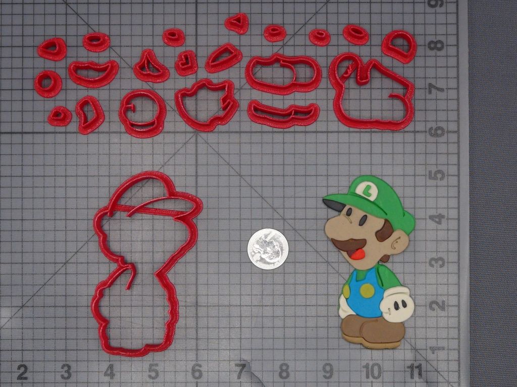 Super Mario - Luigi Body 266-L443 Cookie Cutter Set