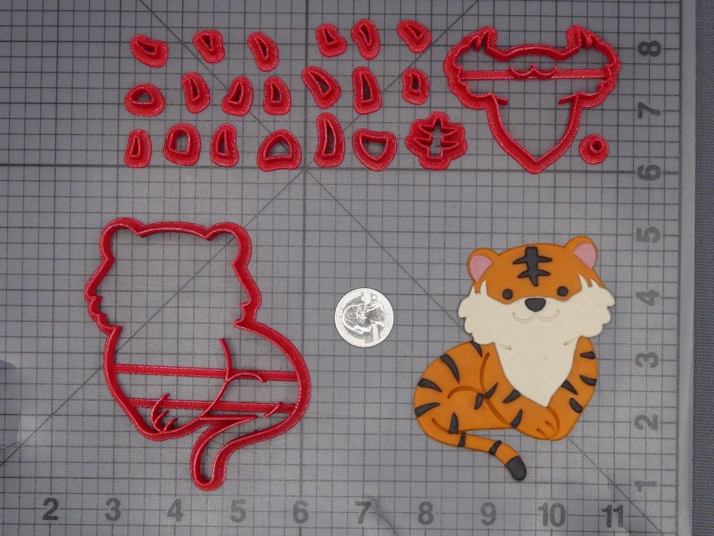 Tiger Body 266-L360 Cookie Cutter Set