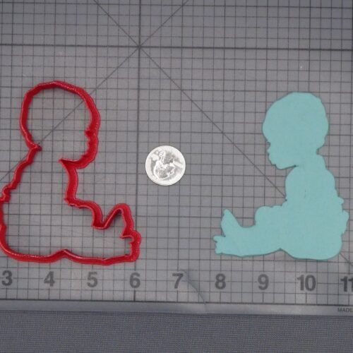 Baby Body 266-L446 Cookie Cutter Silhouette