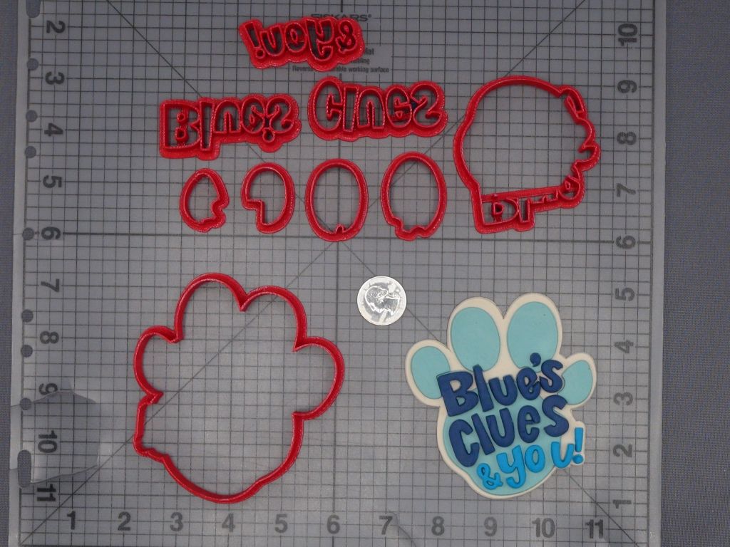 Blues Clues Logo 266-L491 Cookie Cutter Set