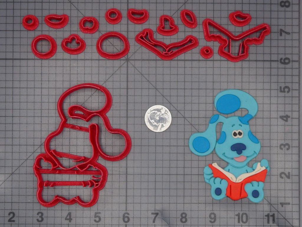 Blues Clues Reading Book 266-L467 Cookie Cutter Set