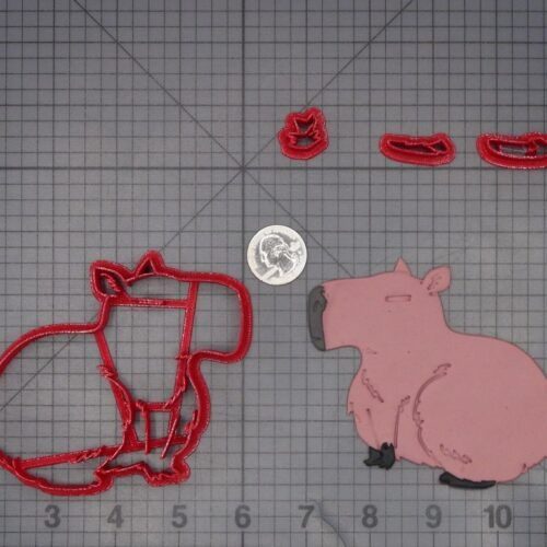 Capybara Body 266-L486 Cookie Cutter Set