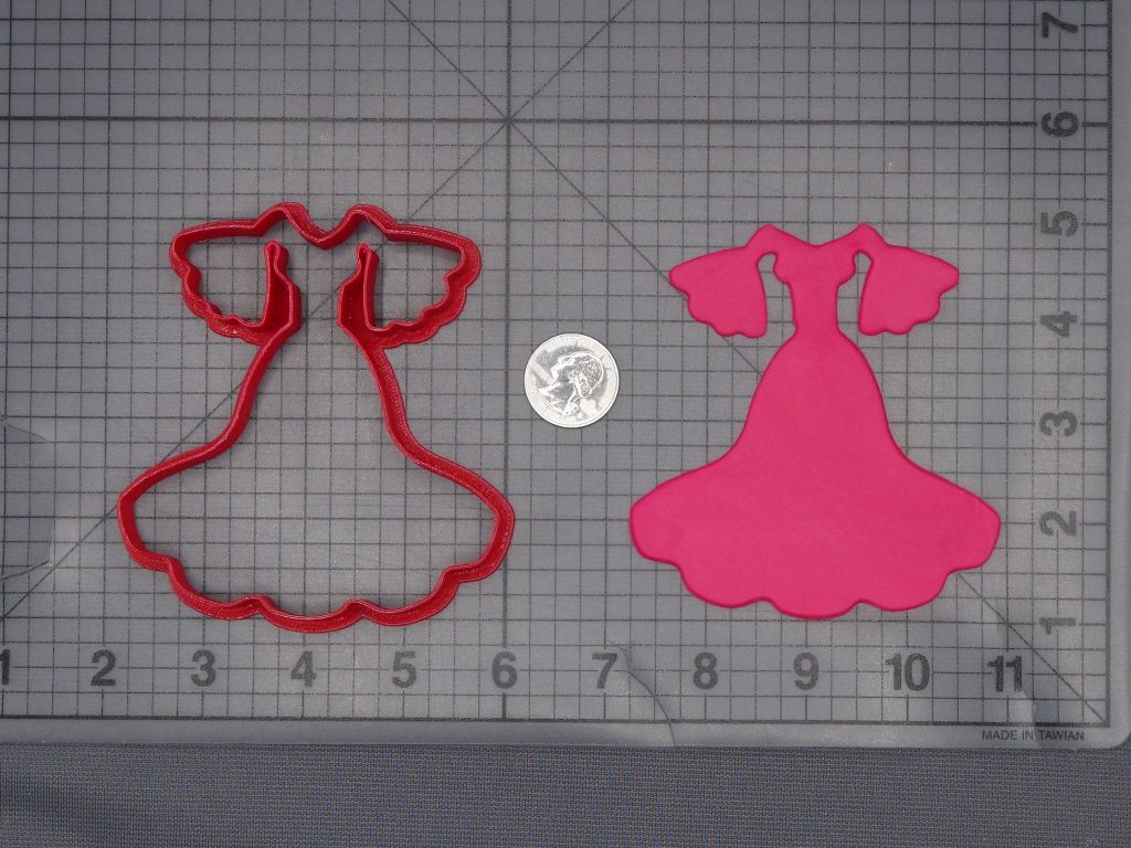 Dress 266-L450 Cookie Cutter Silhouette