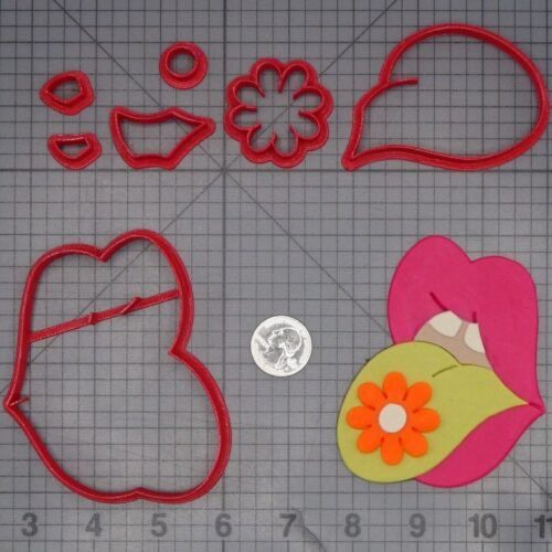 Flower Tongue 266-L460 Cookie Cutter Set