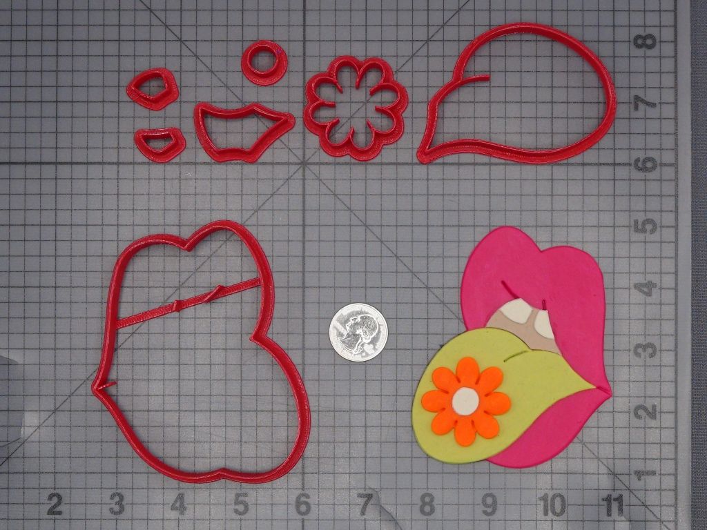 Flower Tongue 266-L460 Cookie Cutter Set