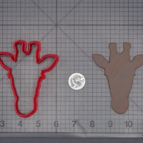 Giraffe Head 266-L499 Cookie Cutter Silhouette