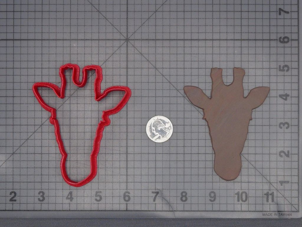 Giraffe Head 266-L499 Cookie Cutter Silhouette