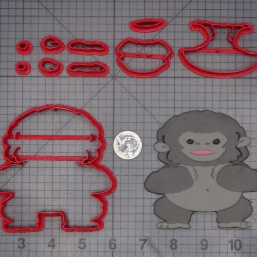 Gorilla Body 266-L490 Cookie Cutter Set