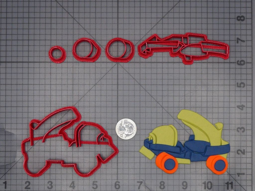 Kids Roller Skates 266-L440 Cookie Cutter Set
