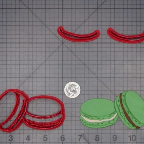 Macaron Cookies 266-L481 Cookie Cutter Set