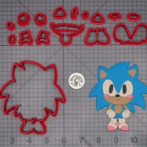 Sonic the Hedgehog Body 266-L535 Cookie Cutter Set