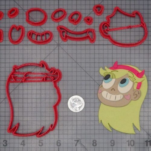 Star vs The Force of Evil - Star Butterfly Head 266-L532 Cookie Cutter Set
