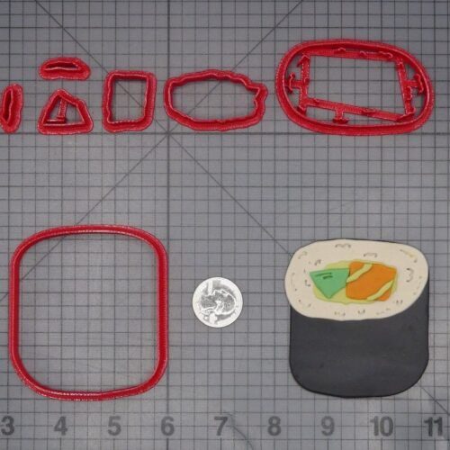 Sushi Roll 266-L484 Cookie Cutter Set