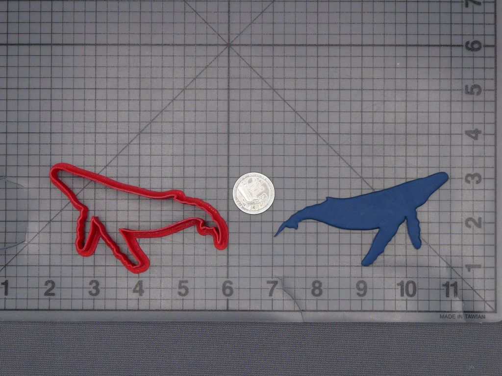 Whale 266-L473 Cookie Cutter Silhouette