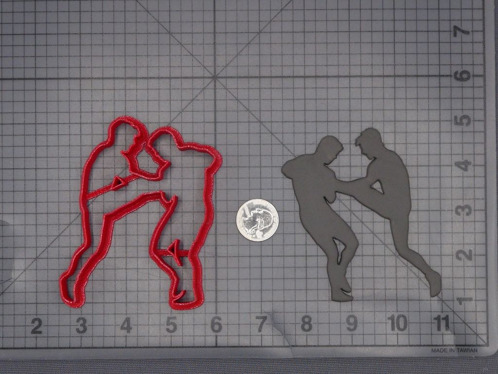 Wrestlers 266-L471 Cookie Cutter