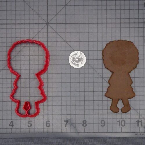 Afro Girl Body 266-L496 Cookie Cutter Silhouette