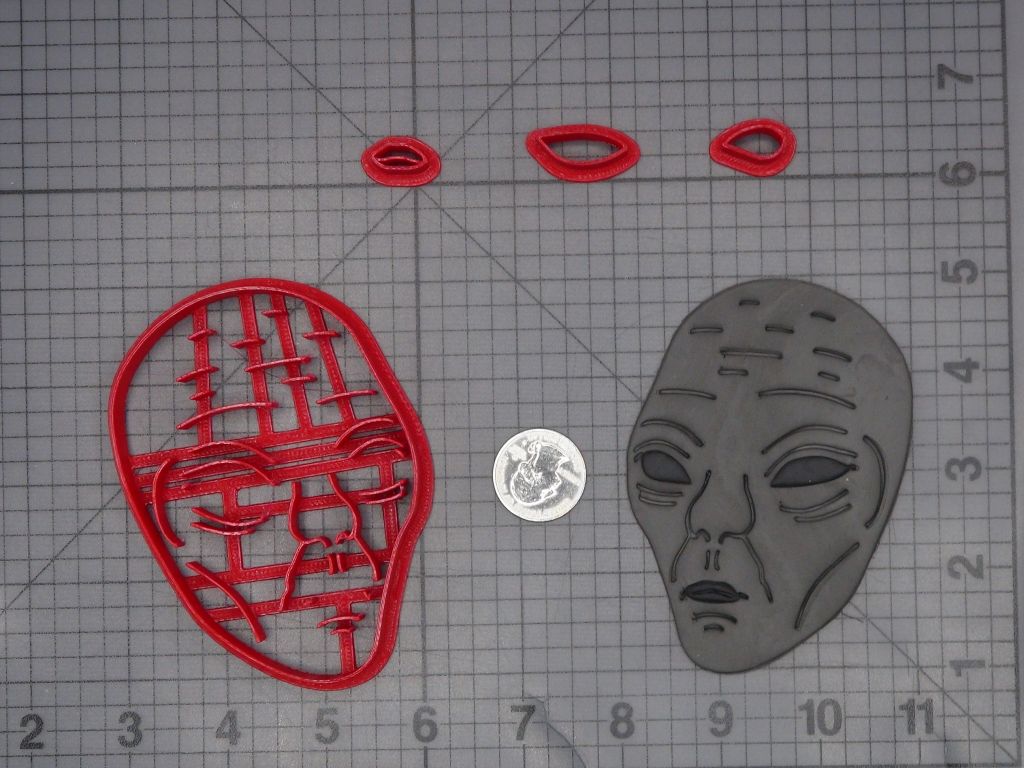 Alien Head 266-L506 Cookie Cutter Set