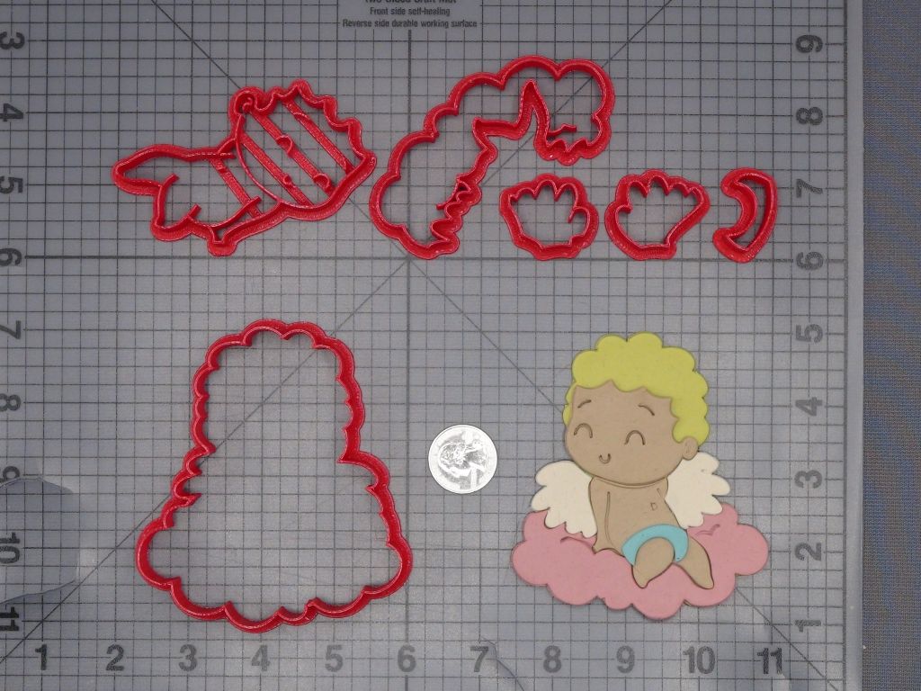 Angel on Cloud 266-L687 Cookie Cutter Set