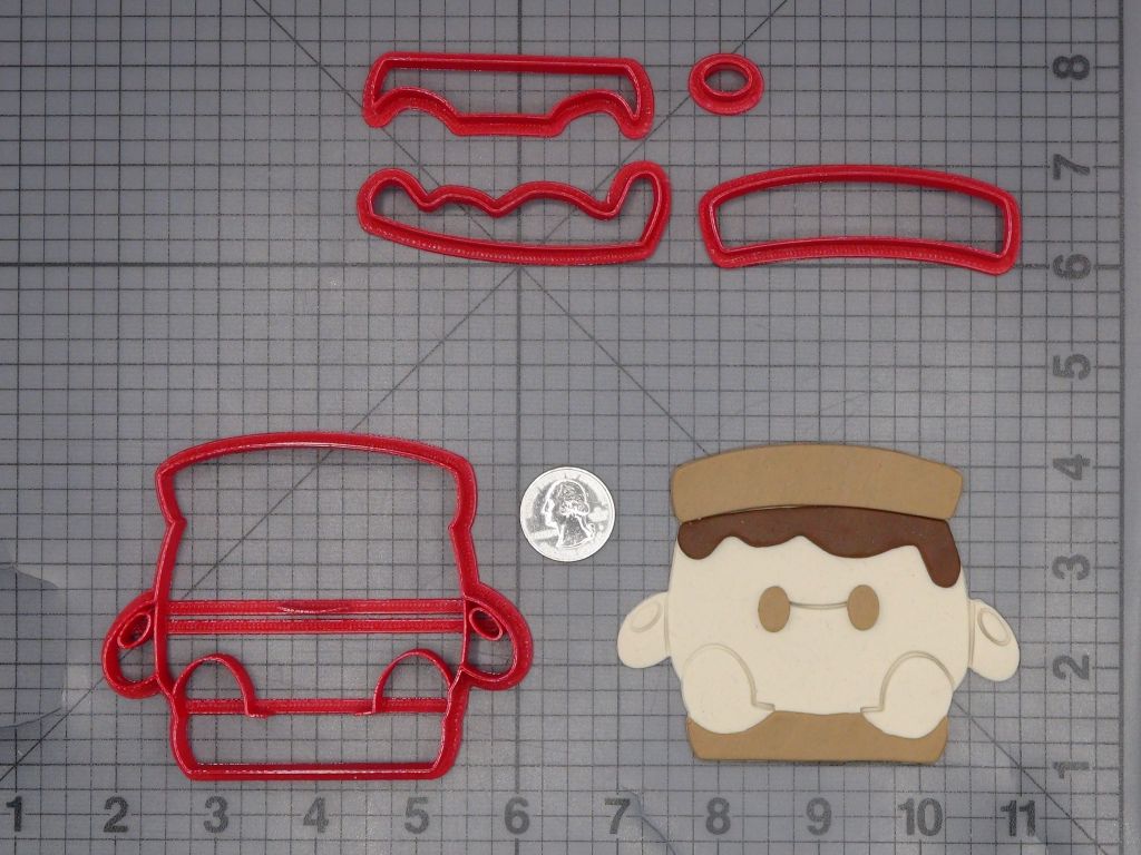 Big Hero 6 - Baymax Smore 266-L582 Cookie Cutter Set
