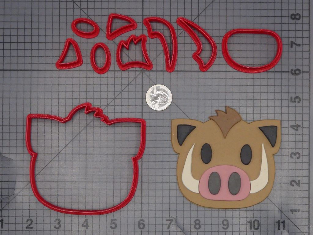 Boar Head 266-L606 Cookie Cutter Set
