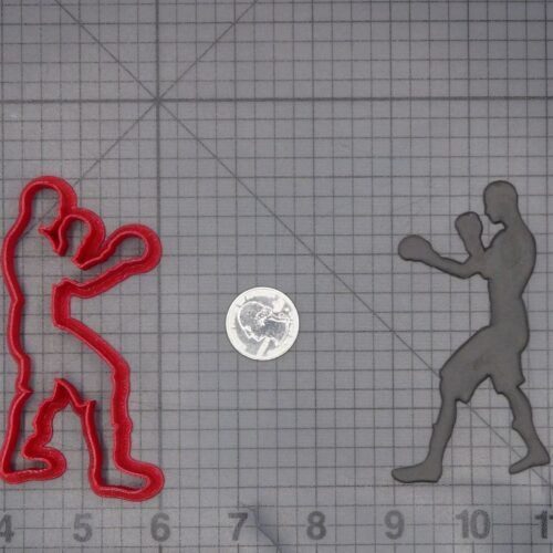 Boxing Body 266-L696 Cookie Cutter Silhouette