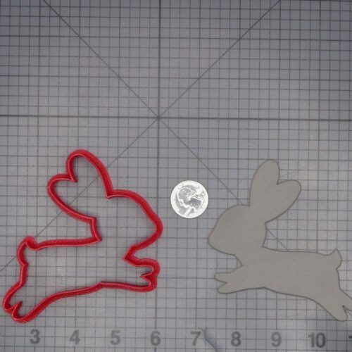 Bunny Body 266-L697 Cookie Cutter Silhouette