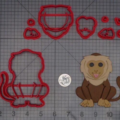 Capuchin Monkey Body 266-L610 Cookie Cutter Set