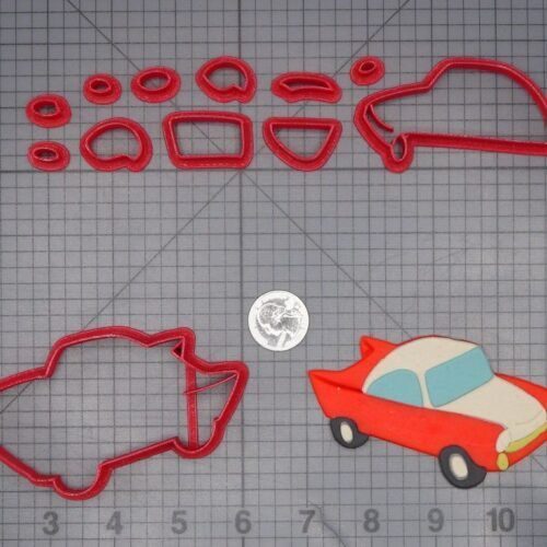 Car 266-L683 Cookie Cutter Set