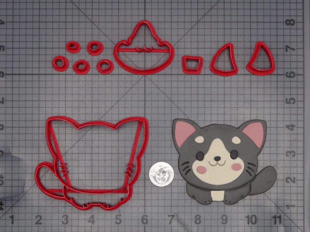 Cat 266-L561 Cookie Cutter Set