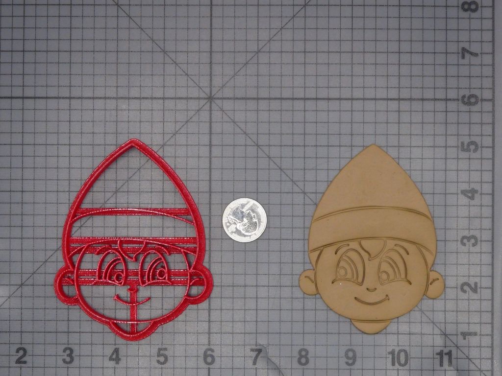 Christmas - Elf Face 266-L552 Cookie Cutter Set