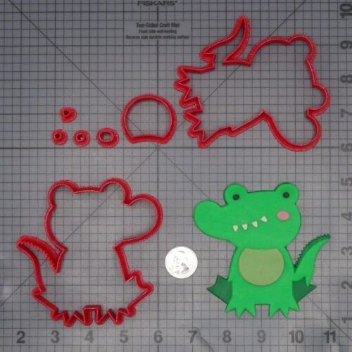 Crocodile 266-L488 Cookie Cutter Set