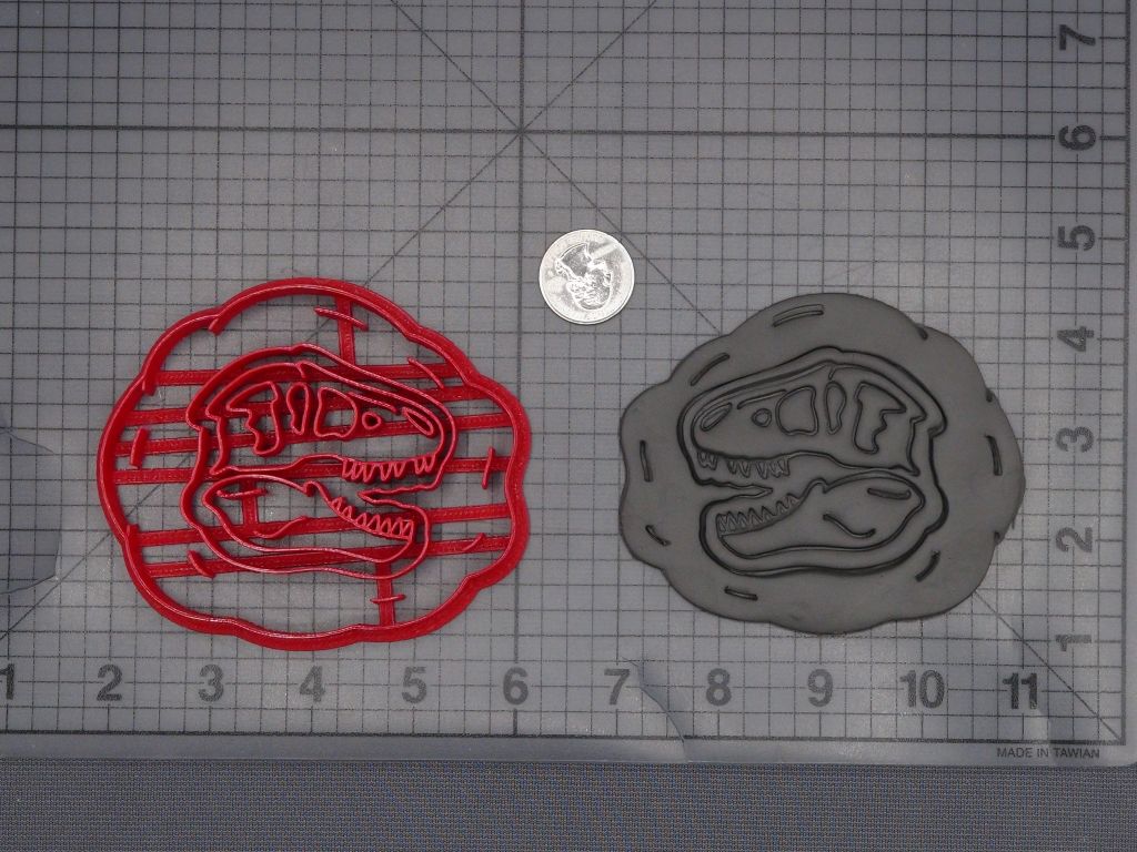 Dinosaur Fossil T-Rex 266-L551 Cookie Cutter