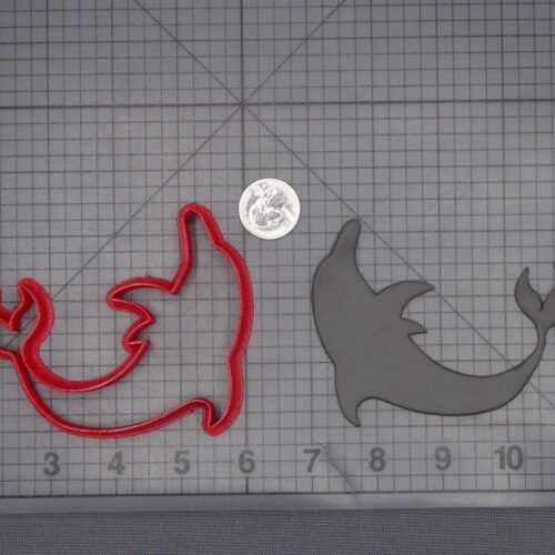 Dolphin Body 266-L498 Cookie Cutter Silhouette