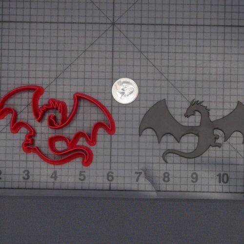 Dragon Body 266-L624 Cookie Cutter Silhouette