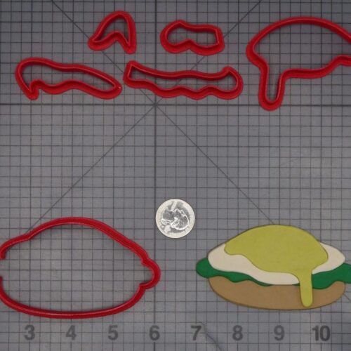 Eggs Benedict 266-L613 Cookie Cutter Set