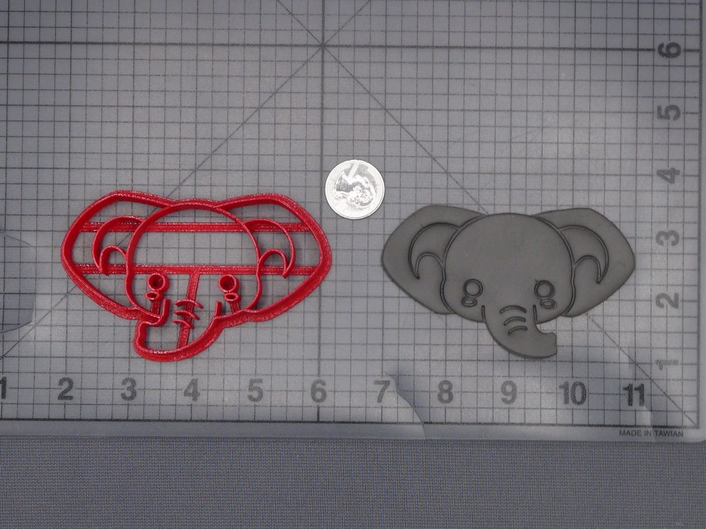 Elephant Head 266-L602 Cookie Cutter