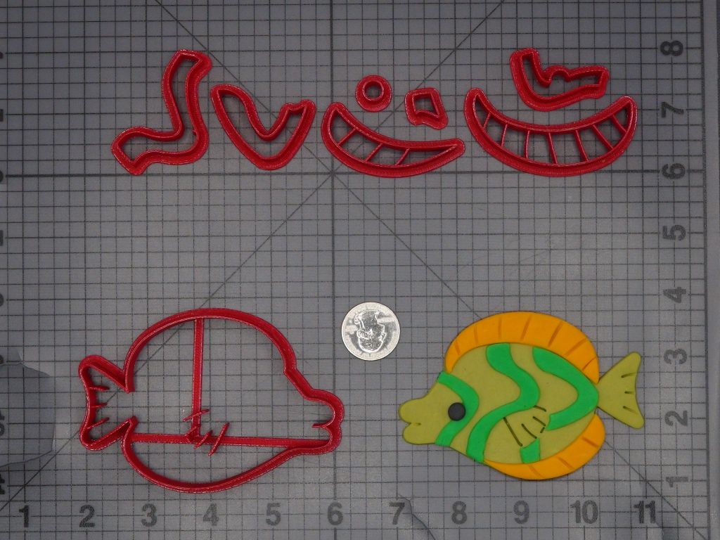 Fish 266-L614 Cookie Cutter Set