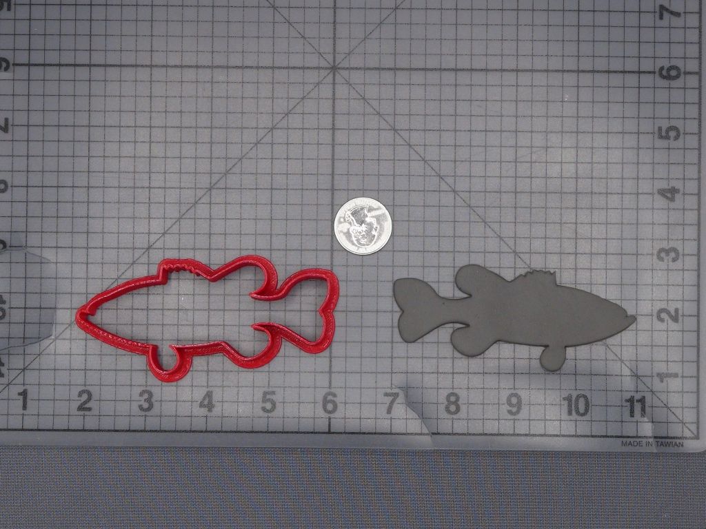 Fish 266-L675 Cookie Cutter Silhouette
