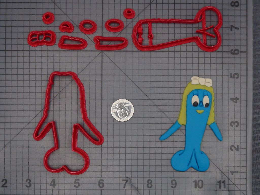 Gumby - Goo Body 266-L584 Cookie Cutter Set