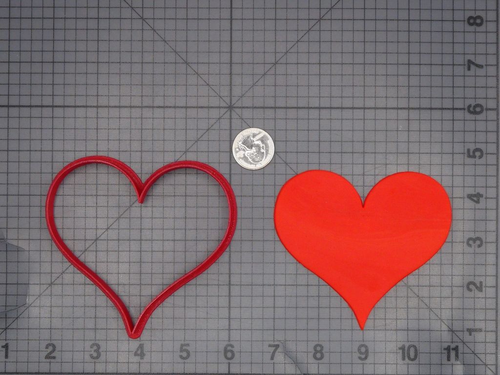 Heart 266-L529 Cookie Cutter Silhouette