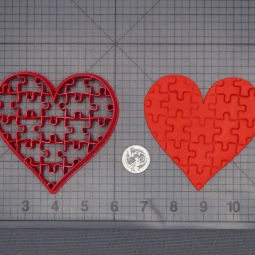 Heart Puzzle 266-L500 Cookie Cutter
