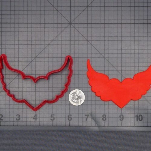 Heart with Wings 266-L501 Cookie Cutter Silhouette
