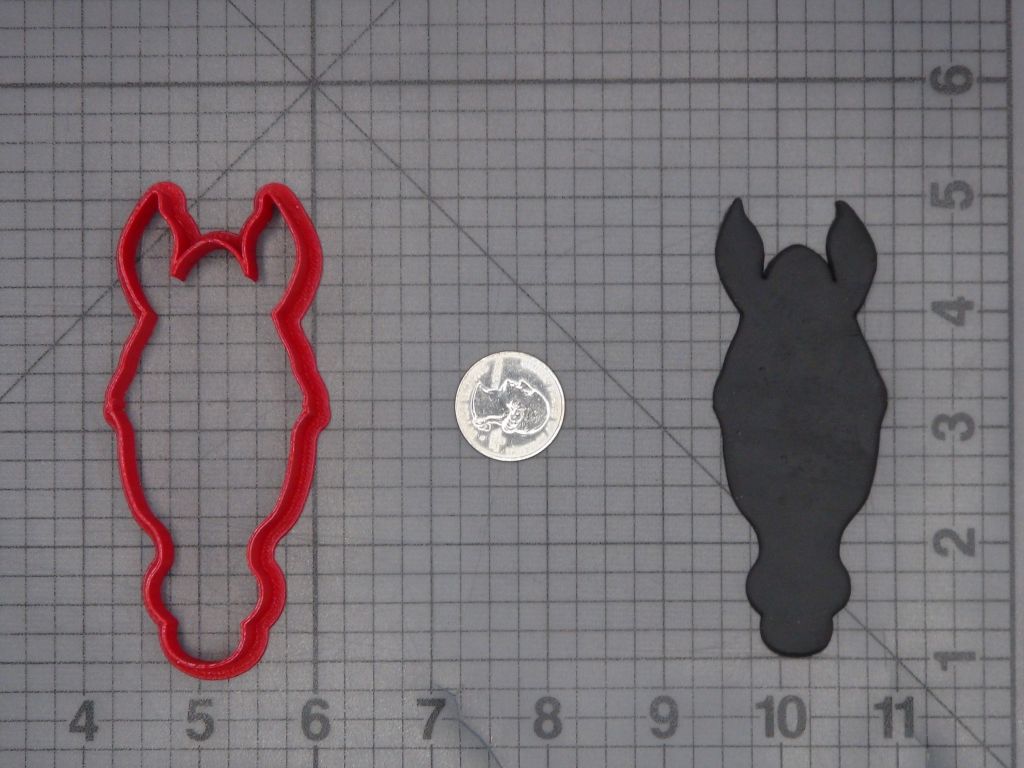 Horse Head 266-L524 Cookie Cutter Silhouette