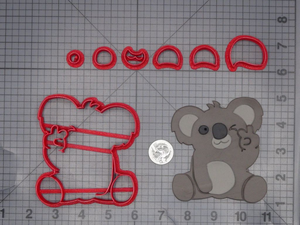 Koala Peace Sign 266-L690 Cookie Cutter Set