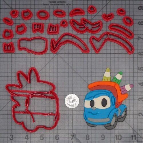 Leo The Truck with Crayons 266-L517 Cookie Cutter Set