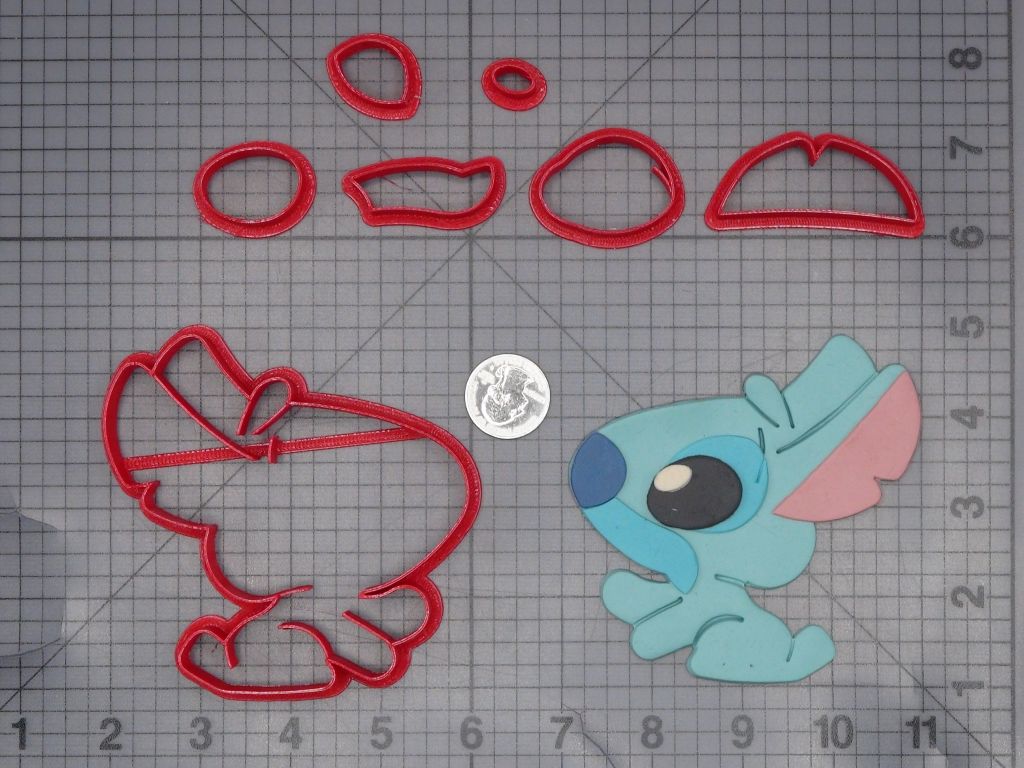 Lilo and Stitch - Stitch 266-L691 Cookie Cutter Set
