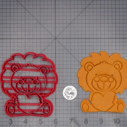 Lion With Heart 266-L701 Cookie Cutter