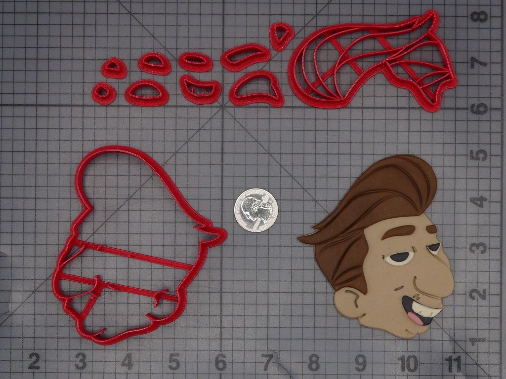 Luca - Ercole Head 266-L495 Cookie Cutter Set