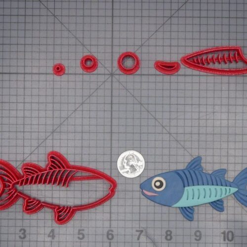 Mackerel Fish 266-L644 Cookie Cutter Set