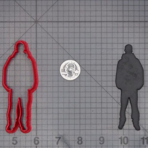 Man Body Standing 266-L625 Cookie Cutter Silhouette